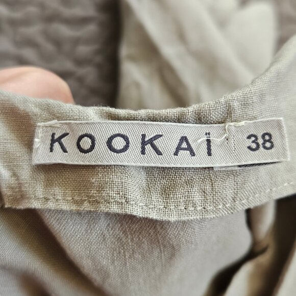Kookai Grey Linen Swing Dress - Picture 5 of 8